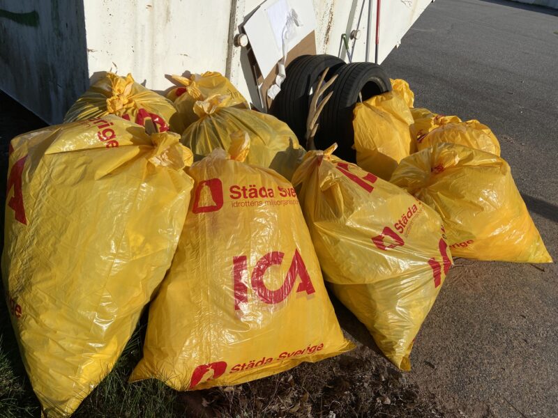 Årets största städning gav totalt 3 390 säckar fyllda med 38 ton skräp